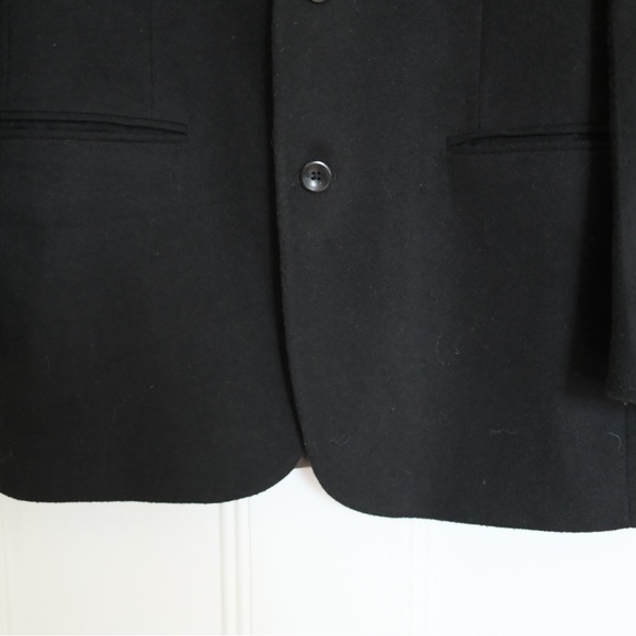 OSCAR DE LA RENTA Wool & Cashmere Sport Coat Three Button Size 40R - Picture 2 of 5